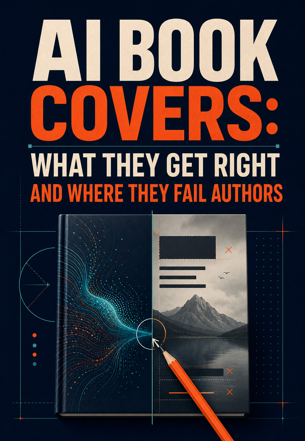 AI book covers compared to professional book cover design